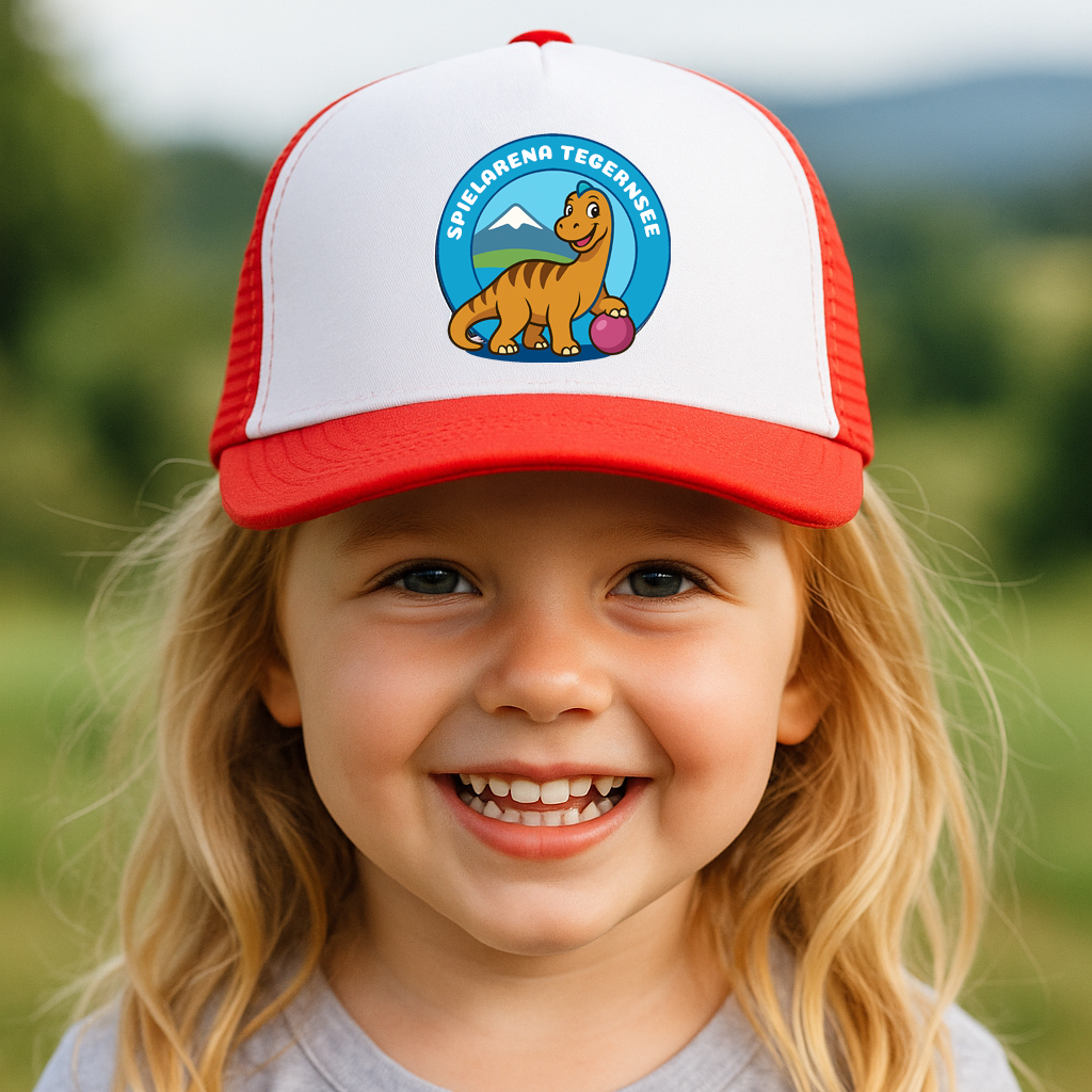 Logo Trucker Cap Kids rot