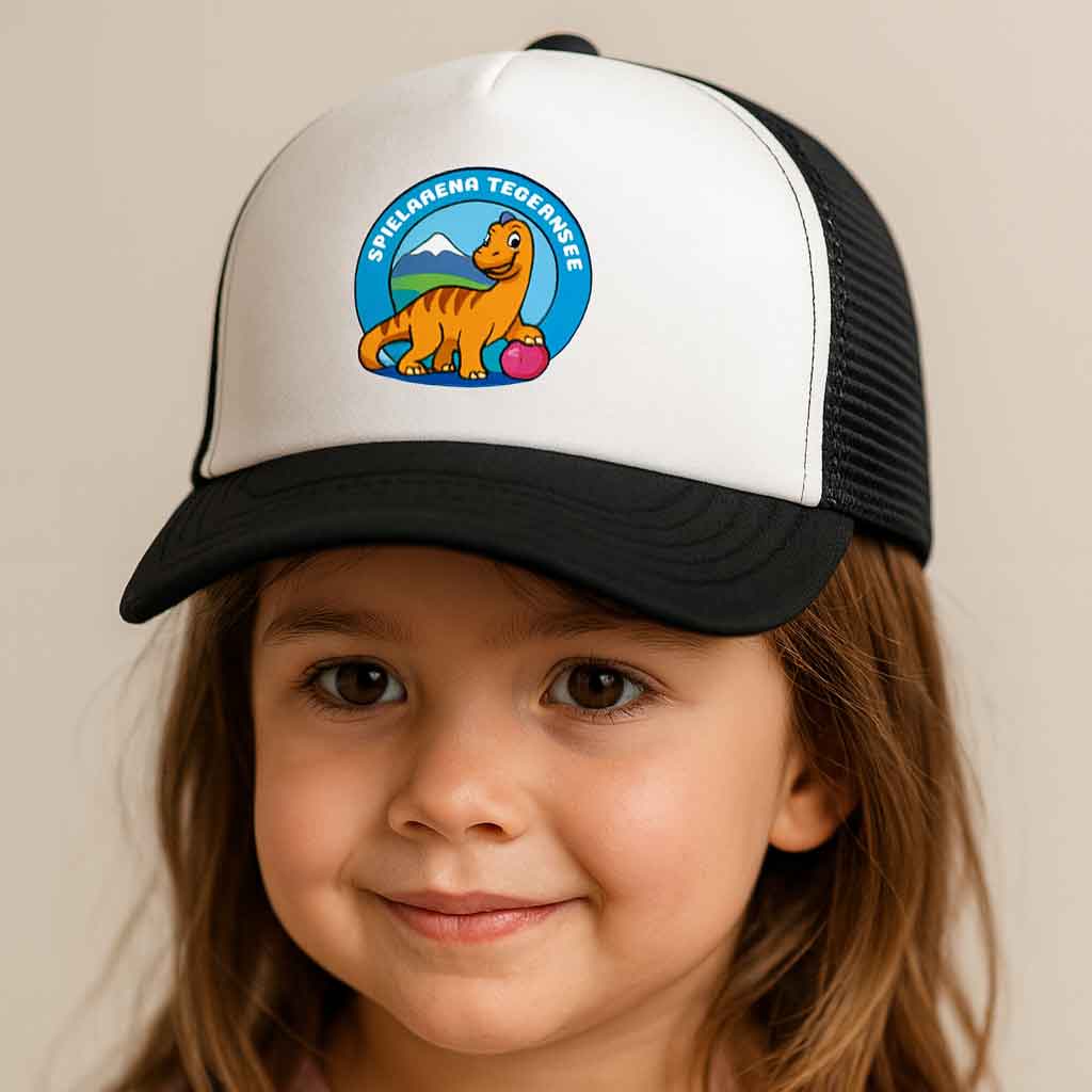 Logo Trucker Cap Kids schwarz