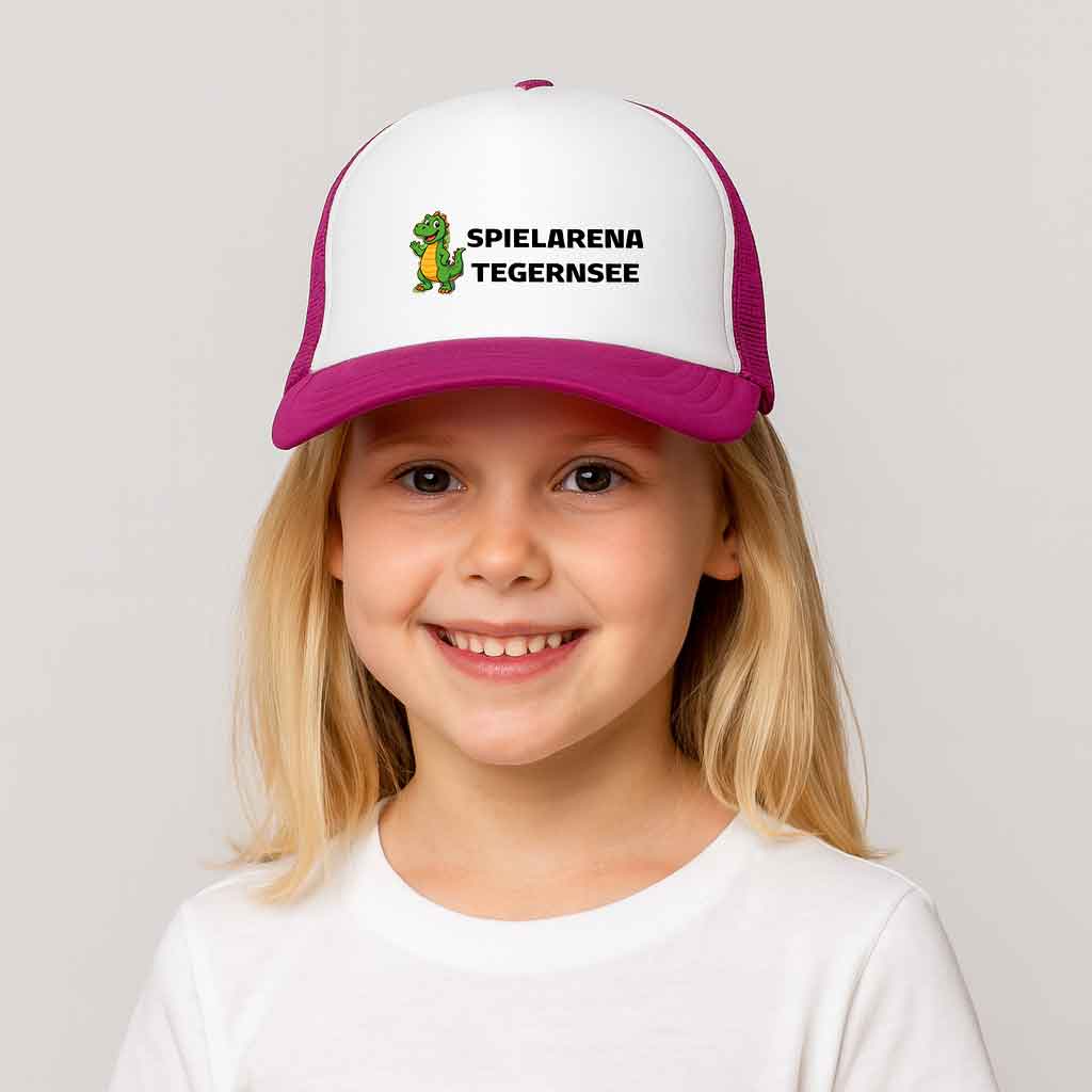 Dino Trucker Cap Kids lila