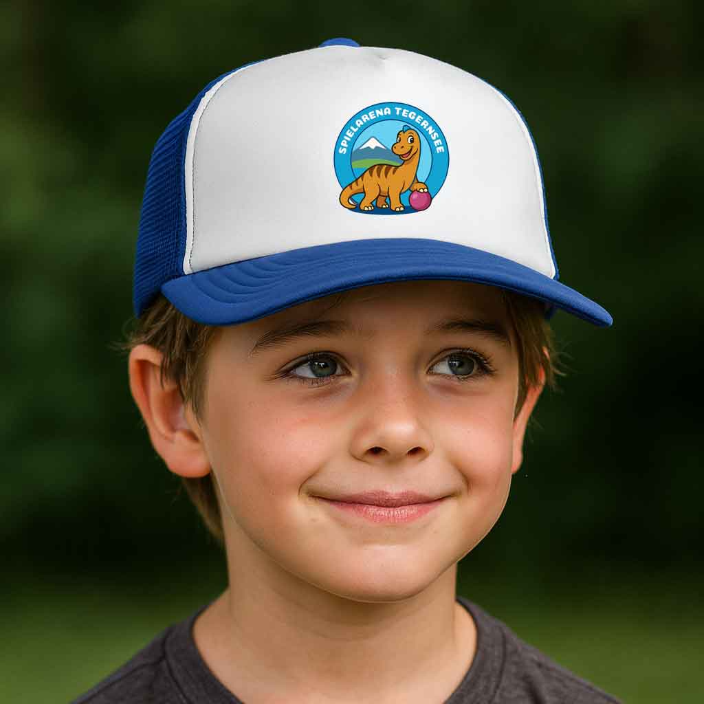 Logo Trucker Cap Kids navy